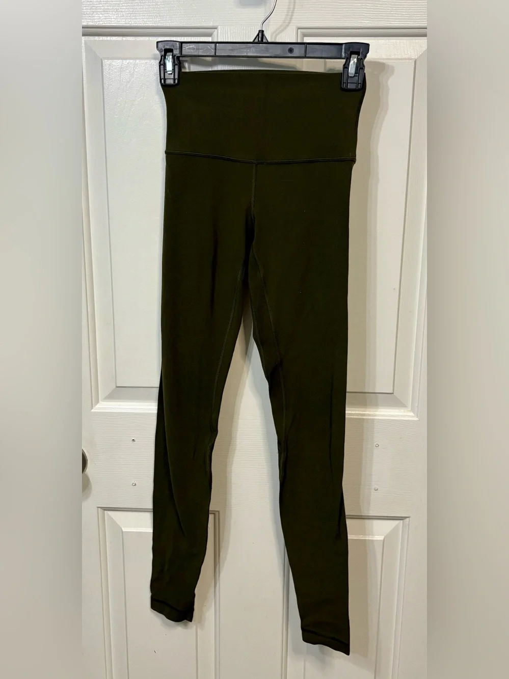 lululemon athletica Olive Green High-Waist Leggings